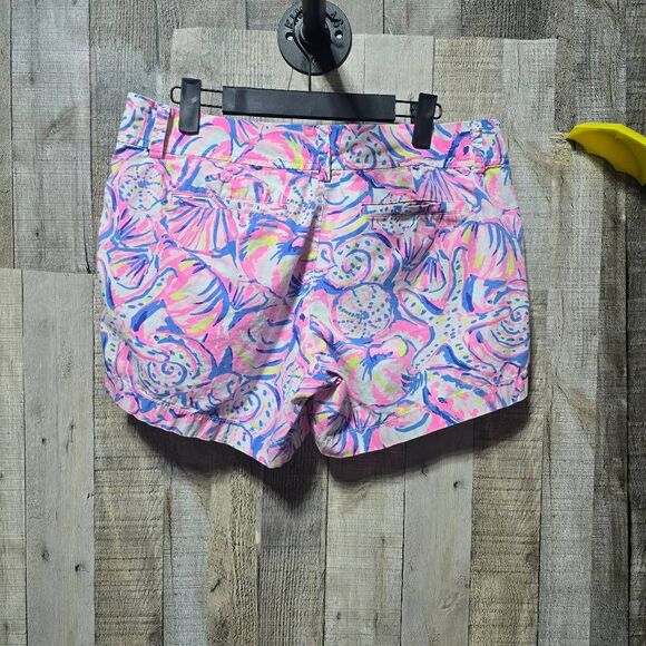 Lilly Pulitzer Shell of a Time Pink Multicolor Callahan Shorts - Picture 2 of 5
